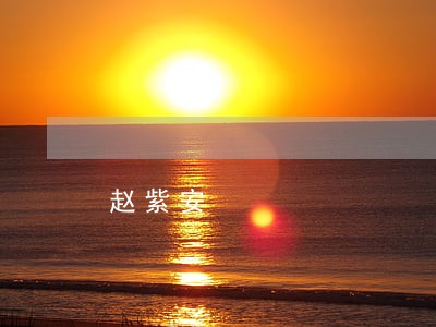 赵紫安 赵紫安