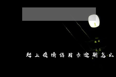 赶上疫情信用卡逾期怎么办 赶上疫情信用卡逾期怎么办