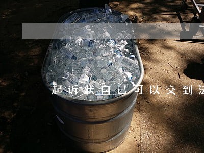 起诉状自己可以交到法院吗 起诉状自己可以交到法院吗