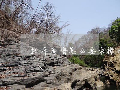 起诉离婚怎么要求撤诉 起诉离婚怎么要求撤诉