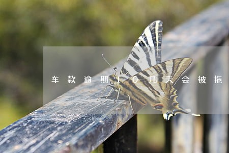 车款逾期10几天会被拖车吗 车款逾期10几天会被拖车吗