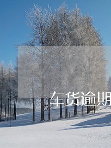 车货逾期一个月会收车吗6 车货逾期一个月会收车吗6