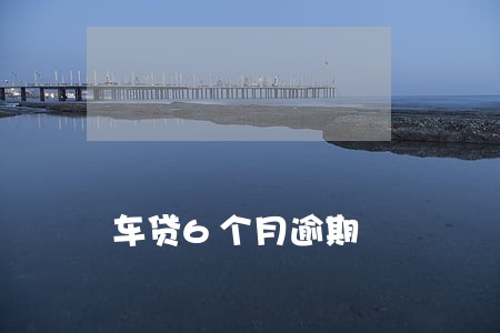 车贷6个月逾期 车贷6个月逾期