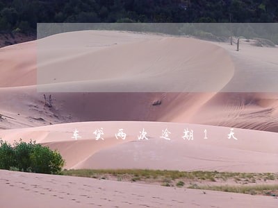 车贷两次逾期1天 车贷两次逾期1天