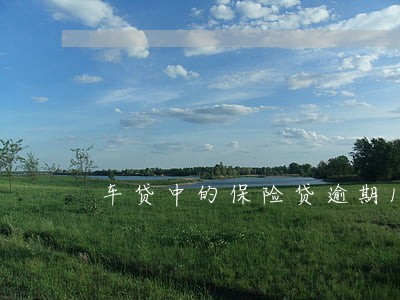 车贷中的保险贷逾期1天 车贷中的保险贷逾期1天