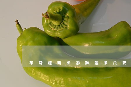 车贷信用卡逾期最多几天 车贷信用卡逾期最多几天