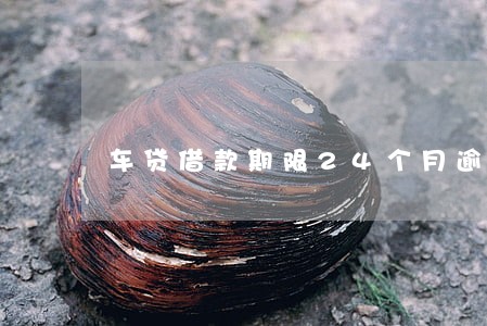 车贷借款期限24个月逾期 车贷借款期限24个月逾期