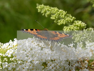 车贷晚了16小时算逾期吗