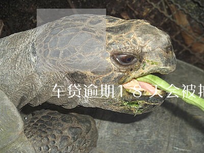 车贷逾期18天会被拖车吗 车贷逾期18天会被拖车吗