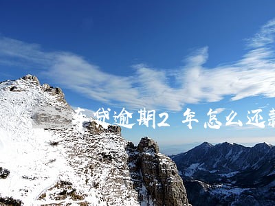 车贷逾期2年怎么还款 车贷逾期2年怎么还款
