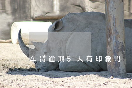 车贷逾期5天有印象吗 车贷逾期5天有印象吗