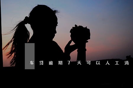 车贷逾期7天可以人工消除 车贷逾期7天可以人工消除