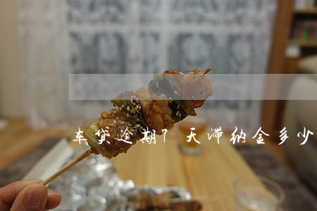 车贷逾期7天滞纳金多少 车贷逾期7天滞纳金多少