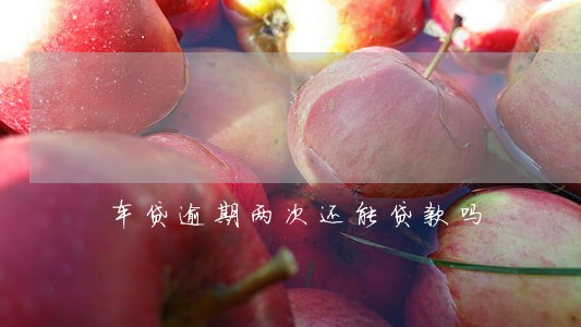 车贷逾期两次还能贷款吗