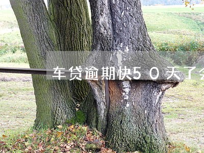 车贷逾期快50天了会怎样 车贷逾期快50天了会怎样