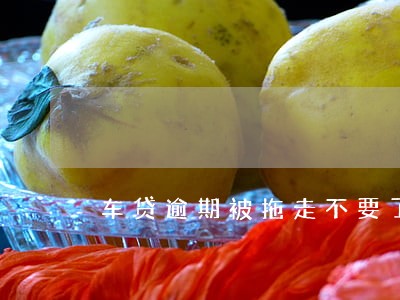 车贷逾期被拖走不要了6 车贷逾期被拖走不要了6