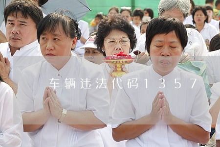 车辆违法代码1357