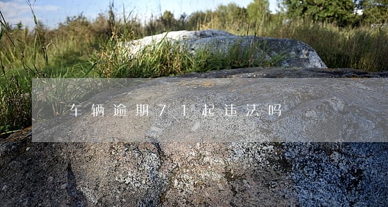 车辆逾期71起违法吗 车辆逾期71起违法吗