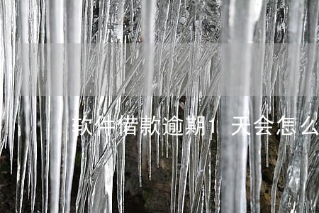 软件借款逾期1天会怎么样 软件借款逾期1天会怎么样