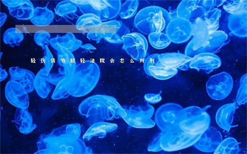 轻伤情节较轻法院会怎么判刑 轻伤情节较轻法院会怎么判刑