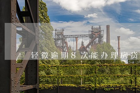 轻微逾期8次能办理房贷吗 轻微逾期8次能办理房贷吗