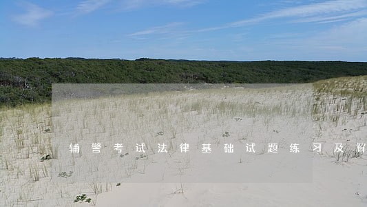 辅警考试法律基础试题练习及解析 辅警考试法律基础试题练习及解析