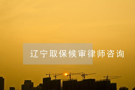 辽宁取保候审律师咨询 辽宁取保候审律师咨询