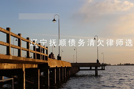 辽宁抚顺债务清欠律师选哪个 辽宁抚顺债务清欠律师选哪个
