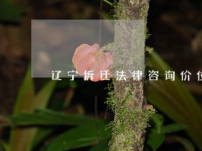 辽宁拆迁法律咨询价位 辽宁拆迁法律咨询价位