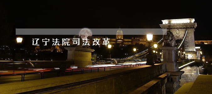 辽宁法院司法改革 辽宁法院司法改革