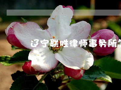 辽宁联胜律师事务所怎么样 辽宁联胜律师事务所怎么样