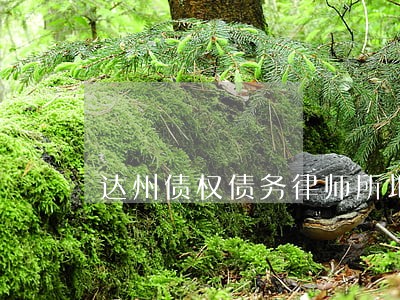 达州债权债务律师所地址 达州债权债务律师所地址