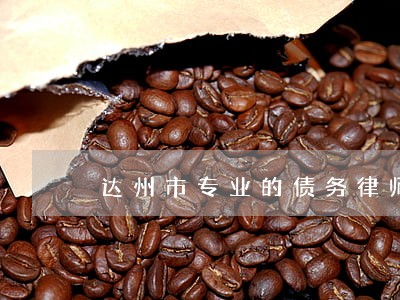 达州市专业的债务律师多少钱