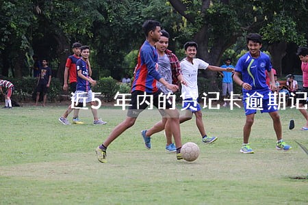 近5年内的贷记卡逾期记录 近5年内的贷记卡逾期记录