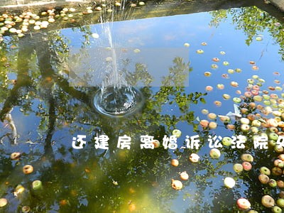 还建房离婚诉讼法院处理吗
