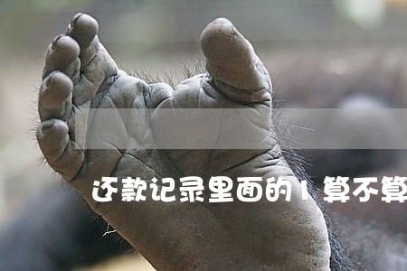 还款记录里面的1算不算逾期 还款记录里面的1算不算逾期