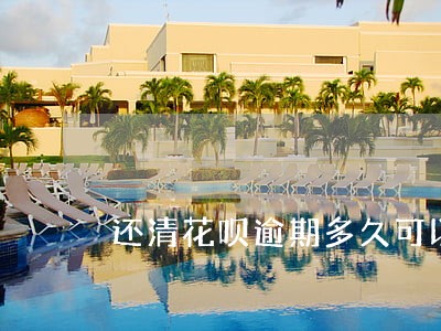 还清花呗逾期多久可以申请信用卡 还清花呗逾期多久可以申请信用卡
