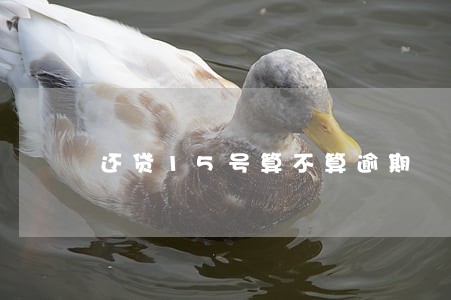 还贷15号算不算逾期 还贷15号算不算逾期