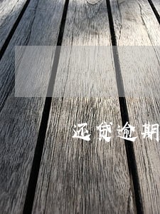 还贷逾期20年 还贷逾期20年
