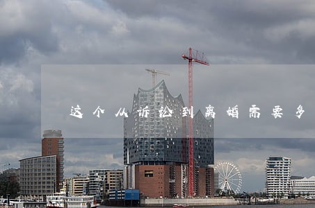 这个从诉讼到离婚需要多长时间 这个从诉讼到离婚需要多长时间