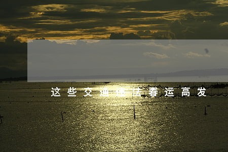 这些交通违法春运高发 这些交通违法春运高发