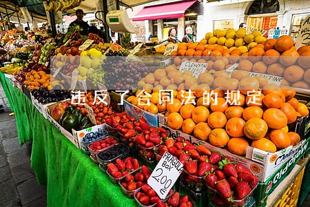 违反了合同法的规定