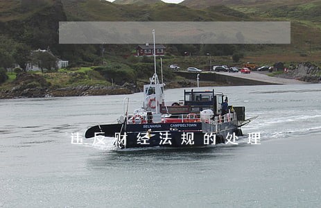 违反财经法规的处理 违反财经法规的处理
