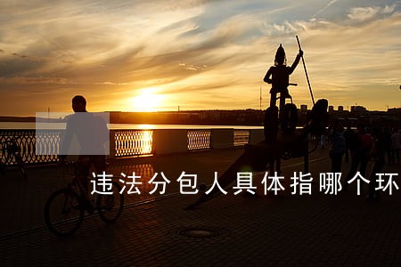 违法分包人具体指哪个环节的人 违法分包人具体指哪个环节的人