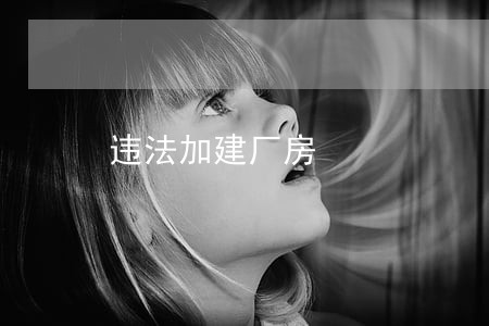 违法加建厂房 违法加建厂房