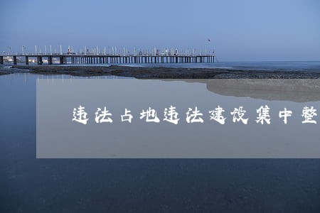 违法占地违法建设集中整治 违法占地违法建设集中整治