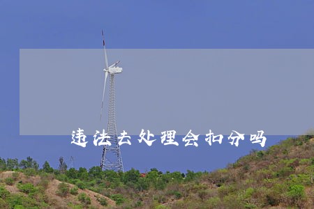 违法去处理会扣分吗 违法去处理会扣分吗