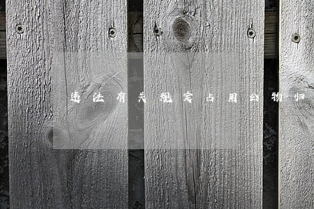 违法有关规定占用公物归个人 违法有关规定占用公物归个人