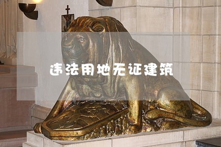 违法用地无证建筑 违法用地无证建筑
