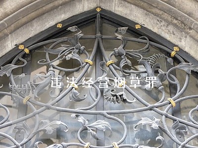 违法经营烟草罪 违法经营烟草罪